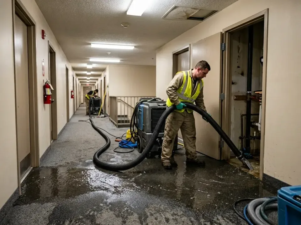 multi-unit-apartment-hallway-f-005 — frequently asked questions, Emergency Burst Pipe Water Extraction & Removal in Northval…